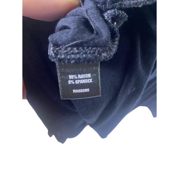 Women's Express Black V-Cut Mini Dress Size XS - Picture 5 of 5